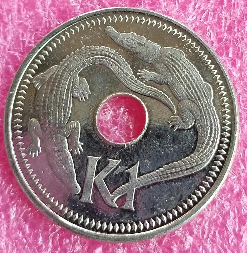 PAPUA NEW GUINEA - 1 KINA -  UNC MINT CONDITION (2004) - 1