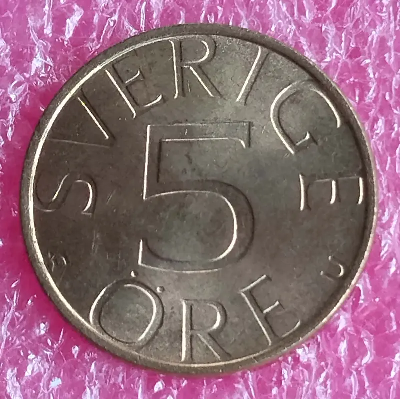 SWEDEN - 50 ORE COIN - B UNC CONDITION - 1