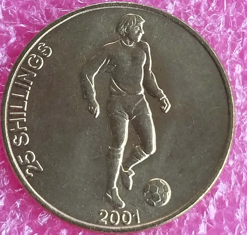 SOMALIA - 25 SHILLINGS COIN - UNC MINT CONDITION (2001) - 1