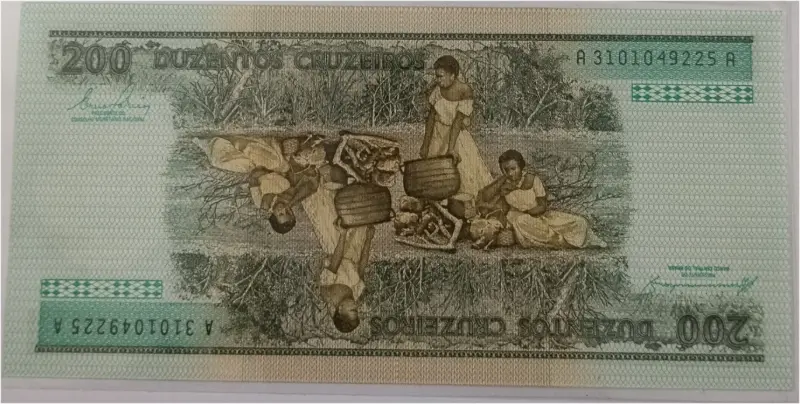 BRAZIL - 200 CRUZEIROS - UNC CONDITION (1986) - 1