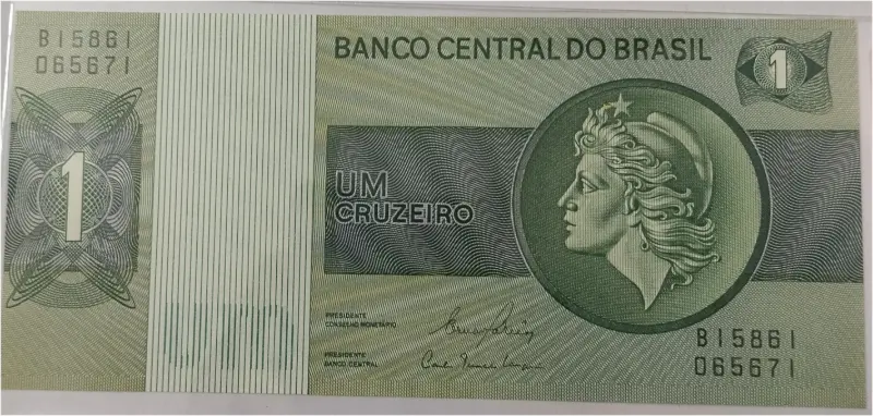 BRAZIL - 1 CRUZEIRO -  UNC CONDITION (1986) - 1