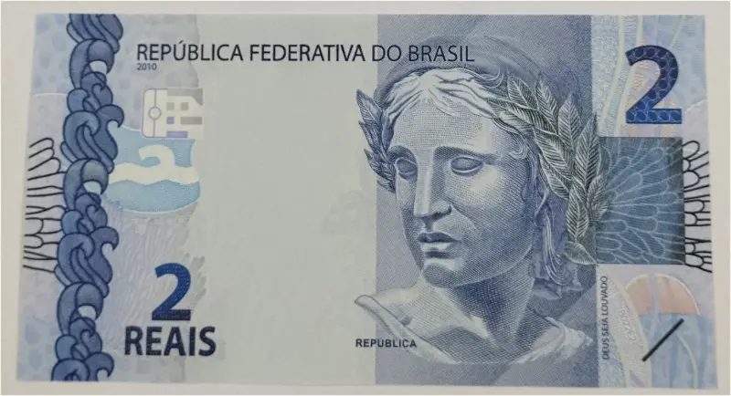BRAZIL - 2 REAIS -  GEM UNC MINT CONDITION (2026) - 1