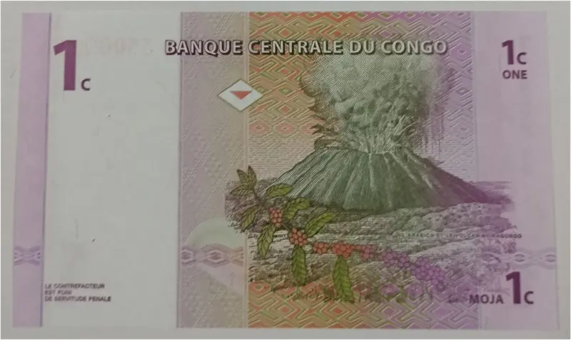 CONGO - 1 CENTIME - UNC MINT CONDITION (1997) - 1