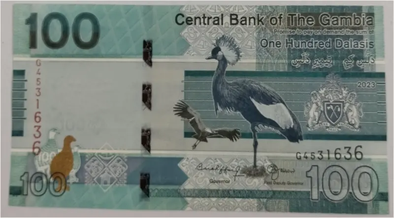 GAMBIA - 100 DALASI - UNC MINT CONDITION (2023) - 1