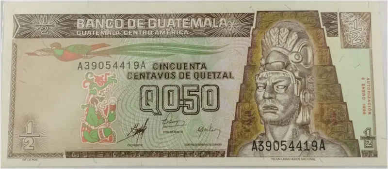 GUATEMALA - 50 CENTAVOS - UNC & MINT CONDITION (1983 & 1996) - 1