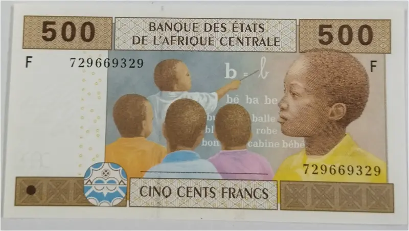 GUINEA - EQUATORIAL  500 FRANCS - UNC MINT CONDITION  - 1
