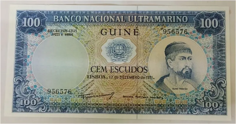 GUINEA - 100 ESCUDOS - GEM UNC & MINT CONDITION  (1971) - 1