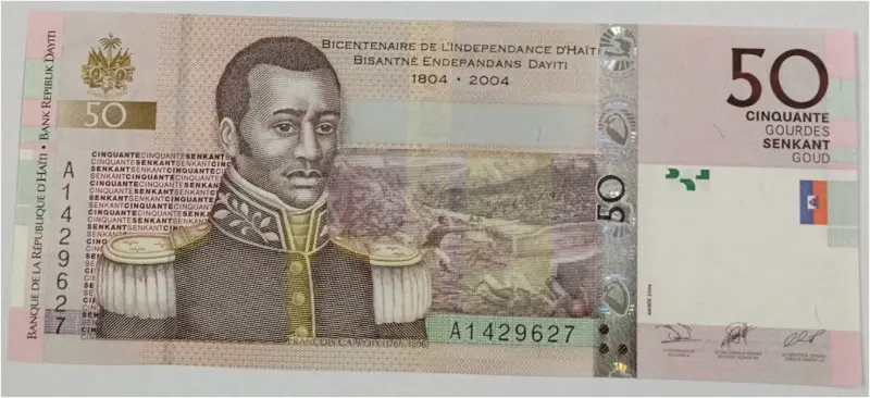HAITI - 50 GOURDES - UNC MINT CONDITION - 1