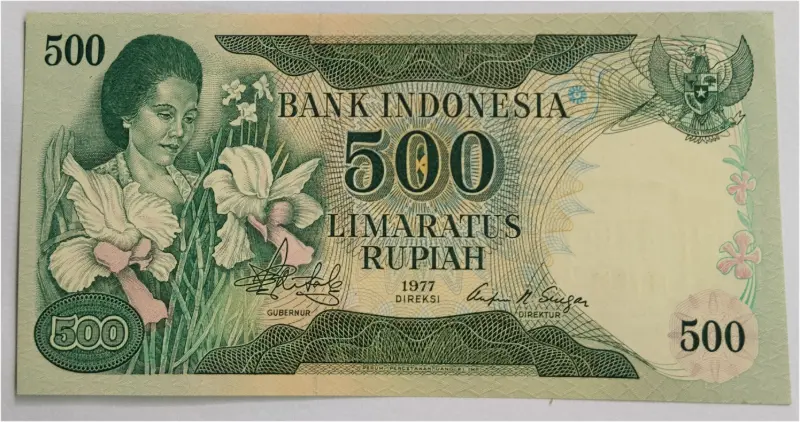INDONESIA - 500 RUPIAH -  GEM UNC MINT CONDITION (1977) - 1