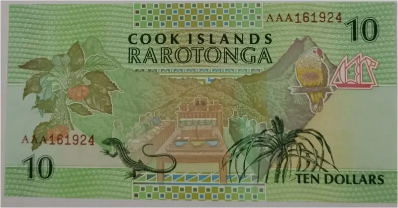 ISLAND - 10 DOLLAR - UNC GEM MINT CONDITION (1992) - 1