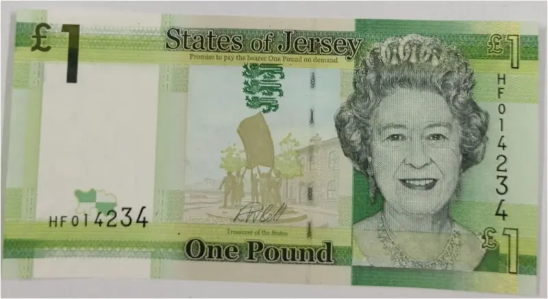 JERSEY - 1 POUND - UNC MINT CONDITION (2010 & 2018) - 1