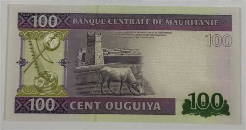 MAURITANIA - 100 OUGUIYA - GEM UNC MINT CONDITION (2015) - 1