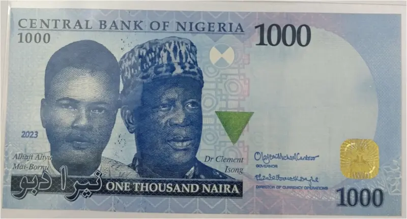 NIGERIA - 1000 NAIRA -  UNC MINT CONDITION (2023 & 2024) - 1