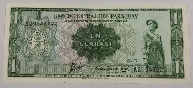PARAGUAY - 1 GUARANI - GEM UNC MINT CONDITION (1963) - 1