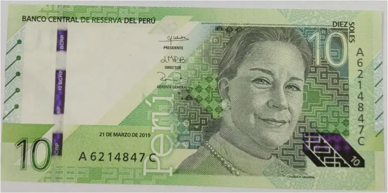 PERU - 10 SOLES - UNC MINT CONDITION (2019) - 1