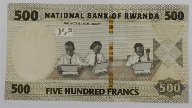 RWANDA - 500 FRANC - GEM UNC MINT CONDITION (2019) - 1