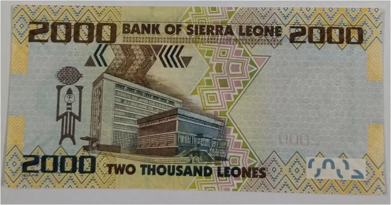 SIERRA LEONE - 2000 LEONE - GEM UNC MINT CONDITION - 1