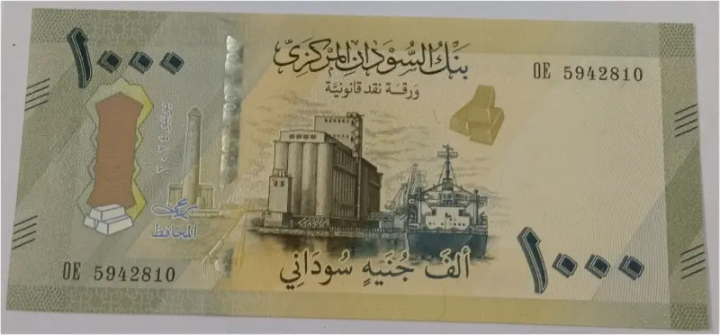 SUDAN - 1000 POUND -  UNC MINT CONDITION (2024) - 1