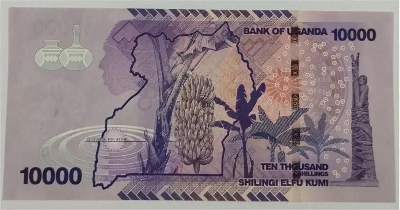 UGANDA - 10,000 SHILLINGS - UNC MINT CONDITION - 1