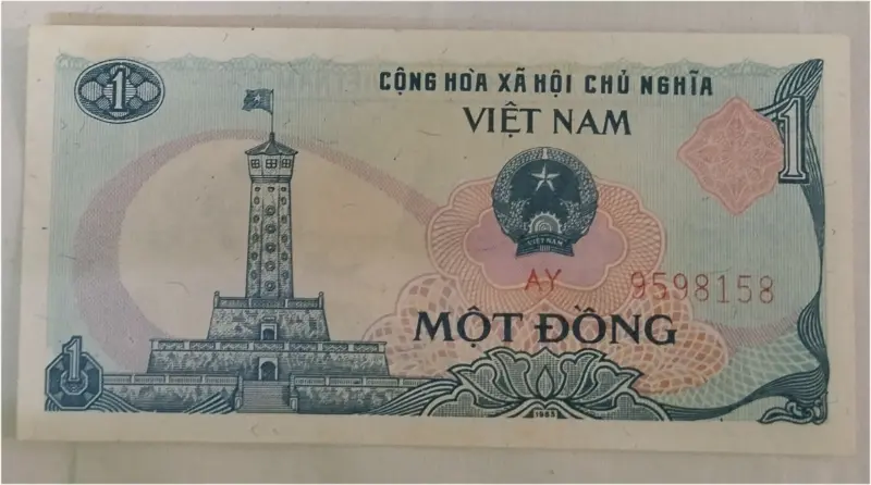 VIETNAM - 1 DONG - UNC CONDITION (1985) - 1