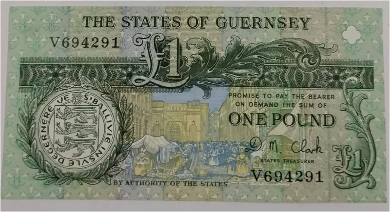 GUERNSEY - 1 POUND - UNC MINT CONDITION (1991 & 2016) - 1