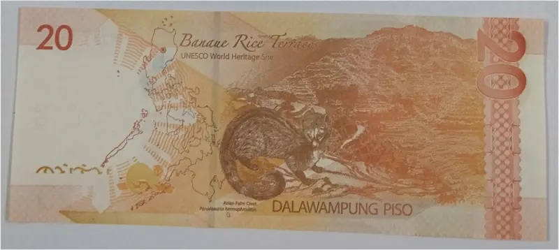 PHILIPPINES - 20 PESO - GEM UNC MINT CONDITION (2022) - 1