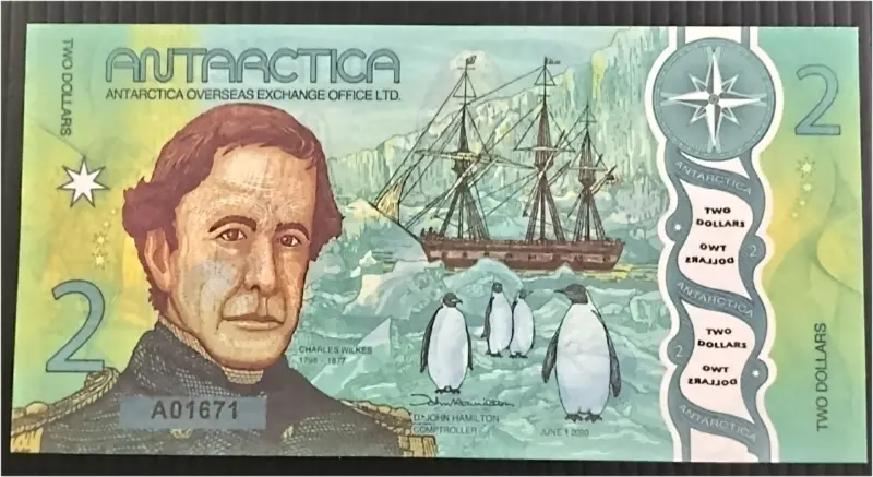 ANTARCTICA - - 2 DOLLARS - UNC MINT CONDITION (2020) - 1
