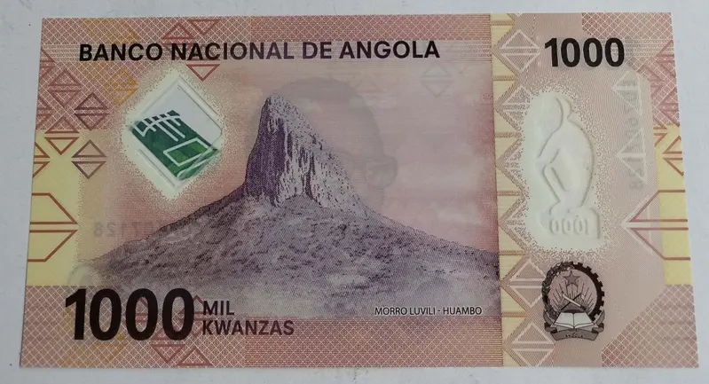 ANGOLA - 1000 KWANZAS  -  POLIMER NOTE - UNC & MINT CONDITION - 1