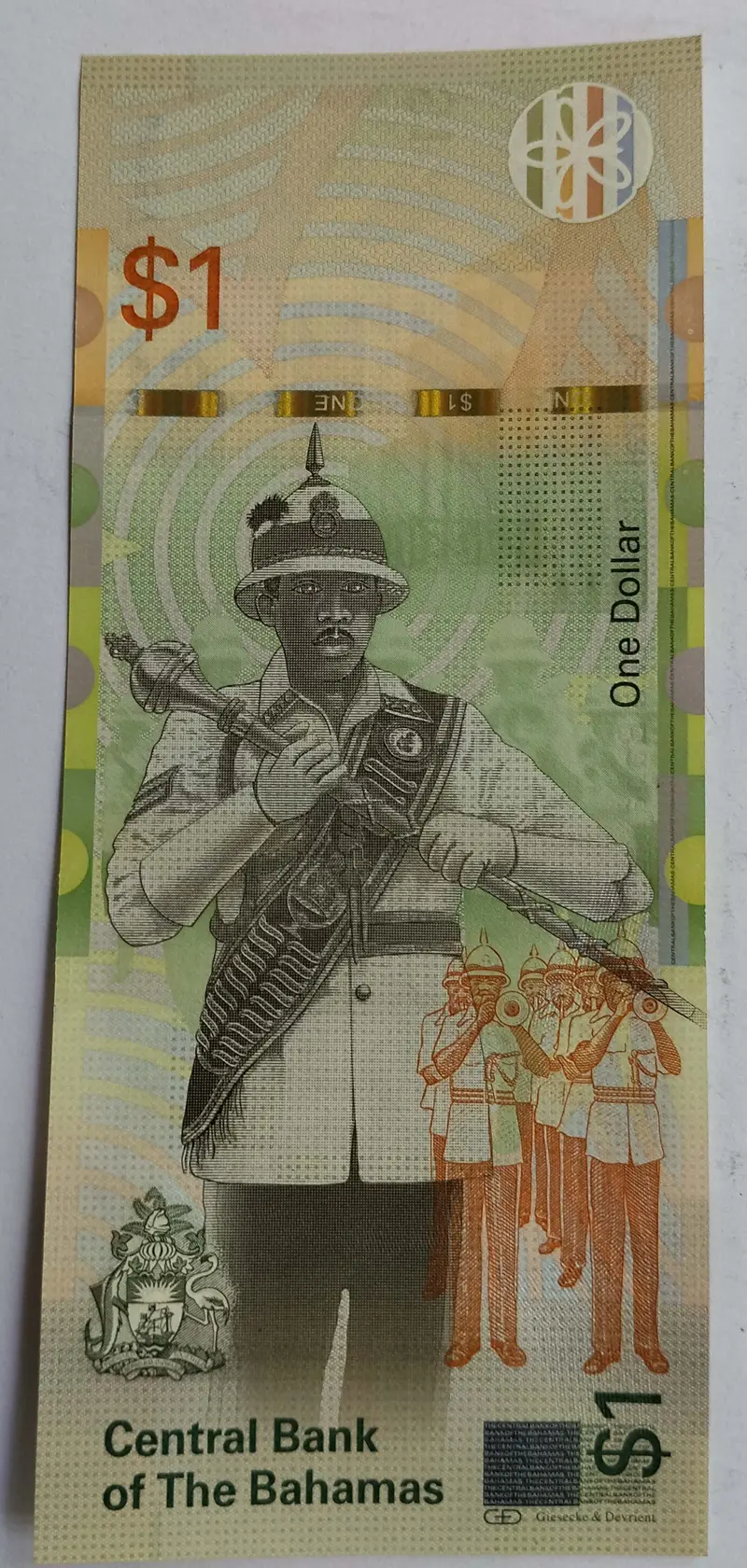 BAHAMAS  DOLLAR $1 - UNC & MINT CONDITION (2016) - 1