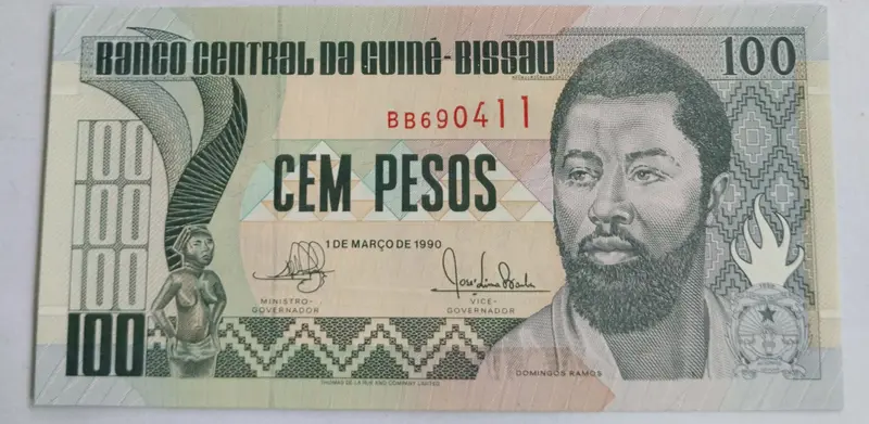 GUINEA BISSAU - 100 PESOS - UNC & MINT CONDITION(1990) - 1