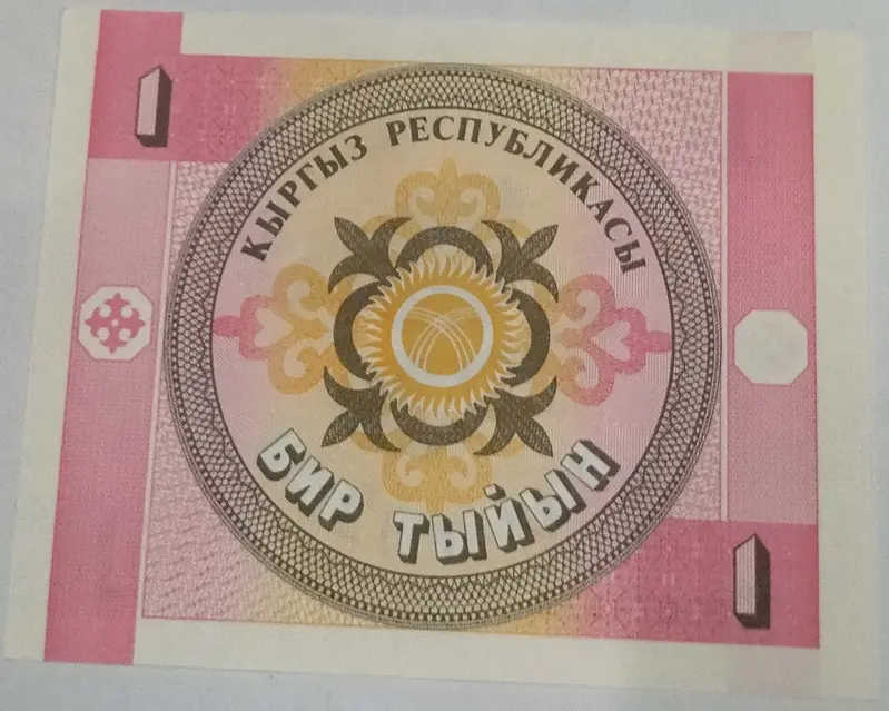 KYRGYZSTAN - 1 TYIYN - UNC & MINT CONDITION (1993) - 1