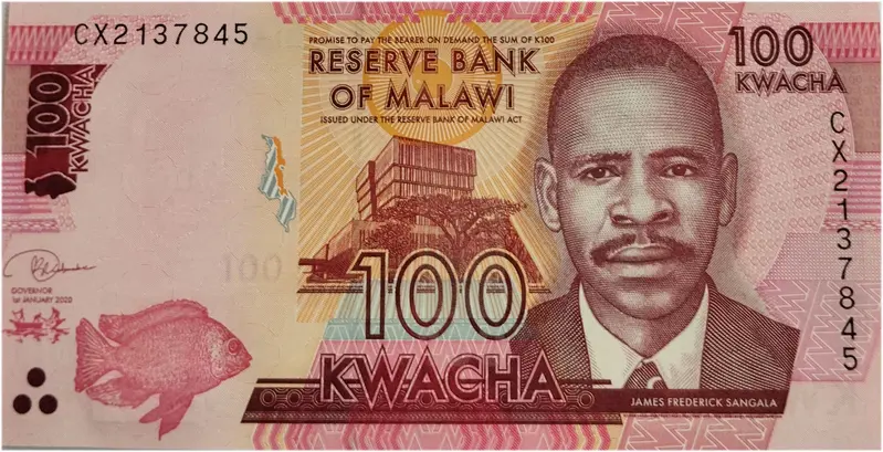 MALAWI - 100 KWACHA - UNC & MINT CONDITION - 1