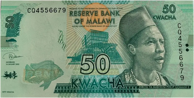 MALAWI - 50 KWACHA - UNC & MINT CONDITION - 1
