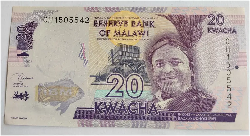MALAWI - 20 KWACHA - UNC & MINT CONDITION - 1