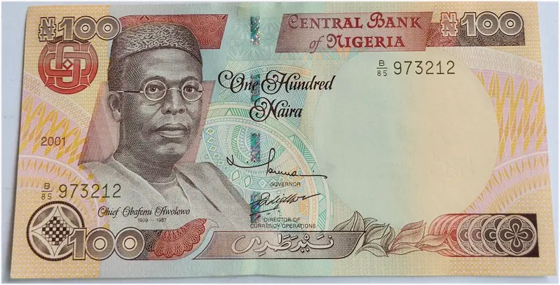 NIGERIA - 100 NAIRA - UNC & MINT CONDITION (1999 & 2014) - 1