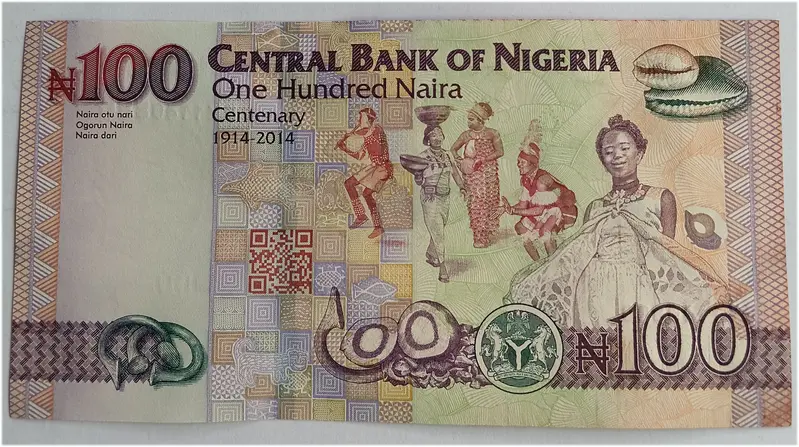 NIGERIA - 100 NAIRA COMMEMORATIVE - UNC & MINT CONDITION (1914 - 2014) - 1