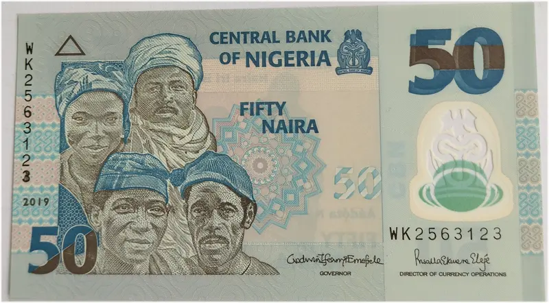 NIGERIA - 50 NAIRA - POLYMER NOTE - UNC & MINT CONDITION - 1