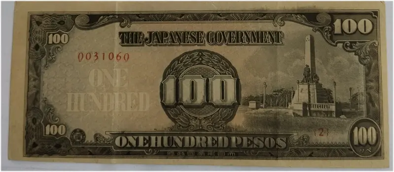 PHILIPPINES - JAPANESE OCCUPATION 100 PESOS (1944) - 1