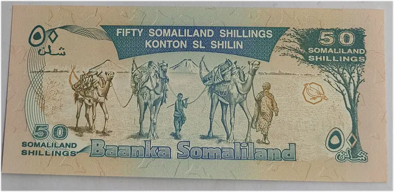 SOMALILAND - 50 SHILLING - UNC & MINT CONDITION (2002) - 1