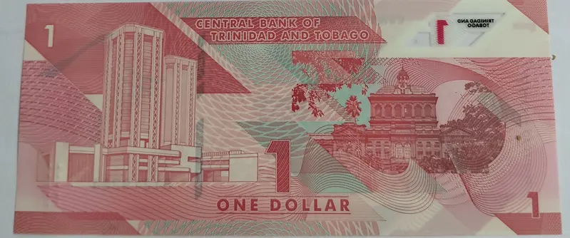 TRINIDAD AND TOBAGO - 1 DOLLAR - POLYMER NOTE - UNC & MINT CONDITION - 1