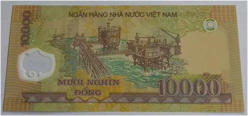 VIETNAM - 10,000 DONG POLYMER - UNC & MINT CONDITION - 1