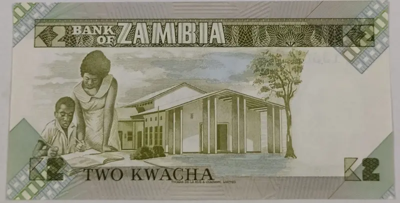 ZAMBIA - 2 KWACHA - UNC & MINT CONDITION  - 1