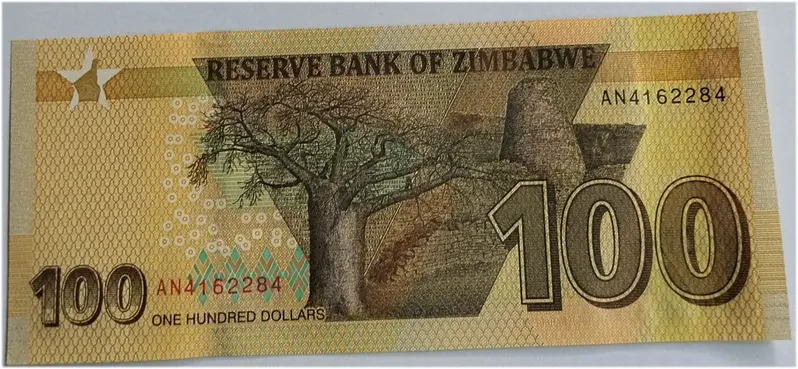 ZIMBABWE - 100 DOLLAR - UNC & MINT CONDITION - 1