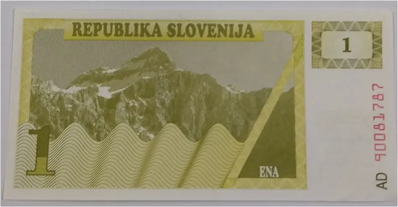 SLOVENIA - 1 TOLAR - UNC & MINT CONDITION (1990) - 1
