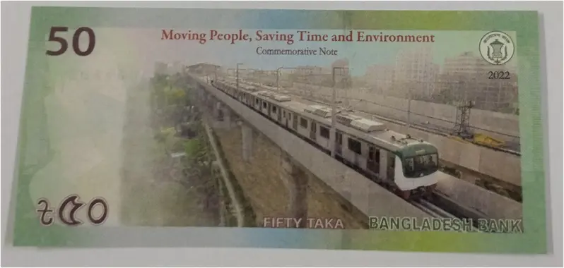 BANGLADESH - 50 TAKA COMMEMORATIVE - UNC & MINT CONDITION (2022) - 1