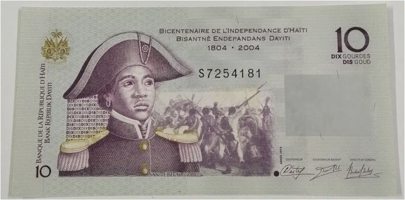 HAITI - 10 GOURDES - UNC & MINT CONDITION - 1