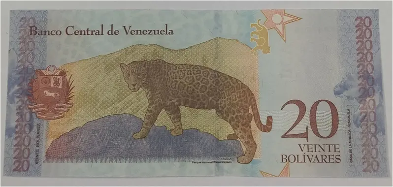 VENEZUELA  - 20 BOLIVARES - UNC & MINT CONDITION (2018) - 1
