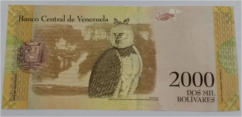 VENEZUELA - 2000 BOLIVARES - UNC & MINT CONDITION (2016) - 1
