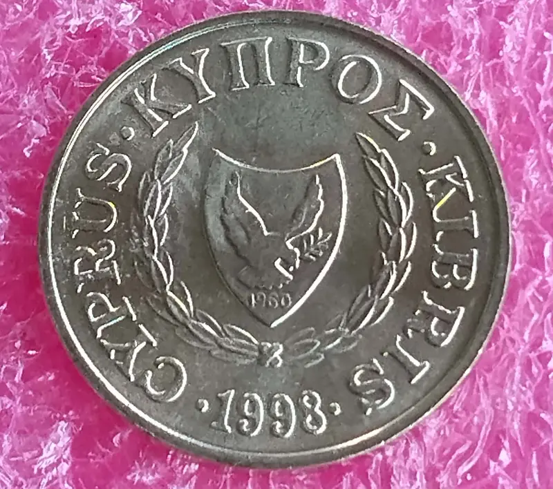 CYPRUS - 1 CENT COIN - UNC CONDITION (1998) - 1