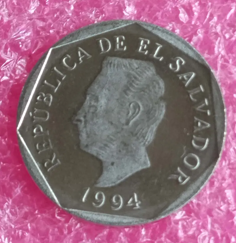 EL SALVADOR - 5 CENTAVOS COIN - B UNC CONDITION (1994) - 1